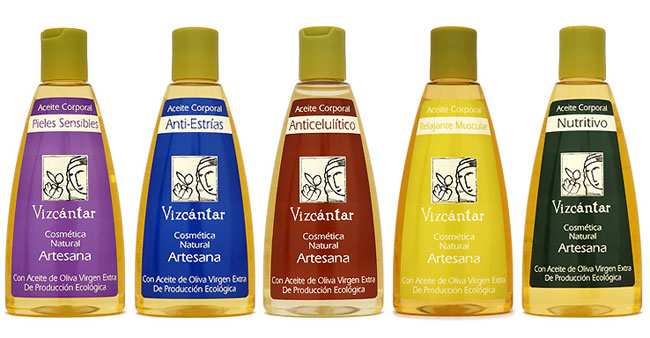 Cosmticos elaborados con aceite de oliva virgen extra